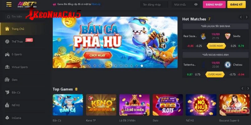 Thế mạnh dễ nhận biết tại nhà cái Nbet